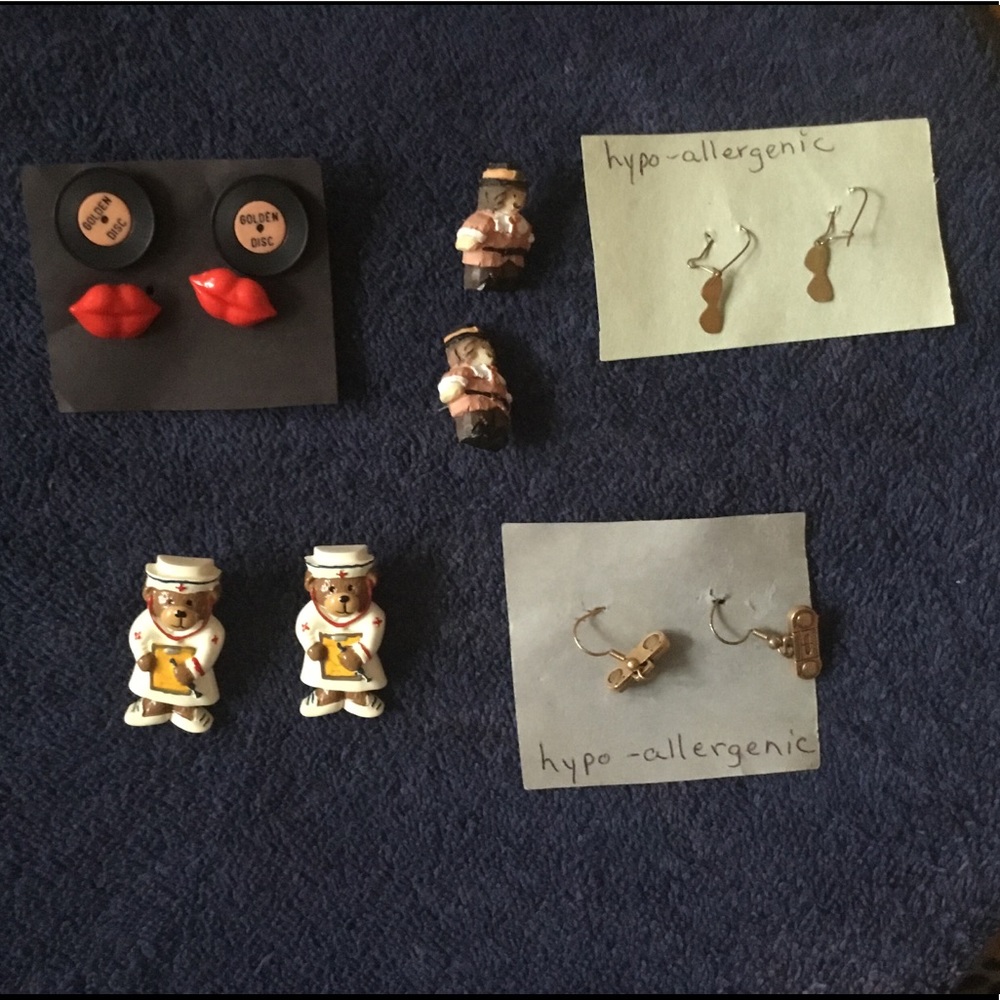 Doctor Bears, Boomboxes, Sunglasses,and etc Earrings Collection